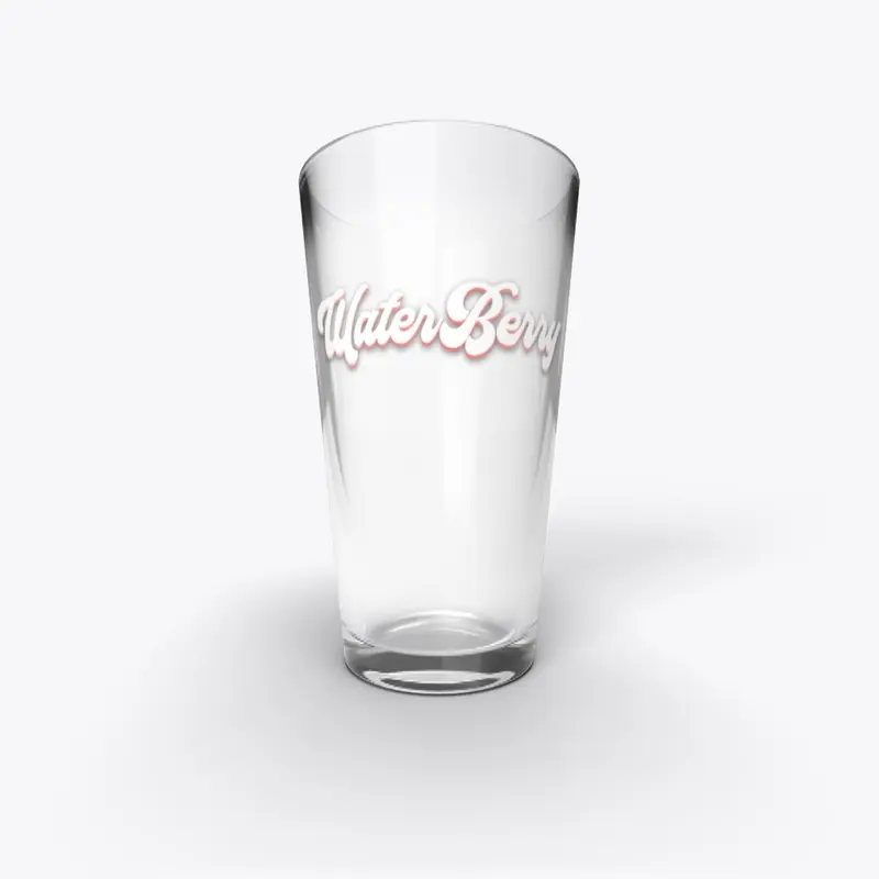 WaterBerry Pint Glass